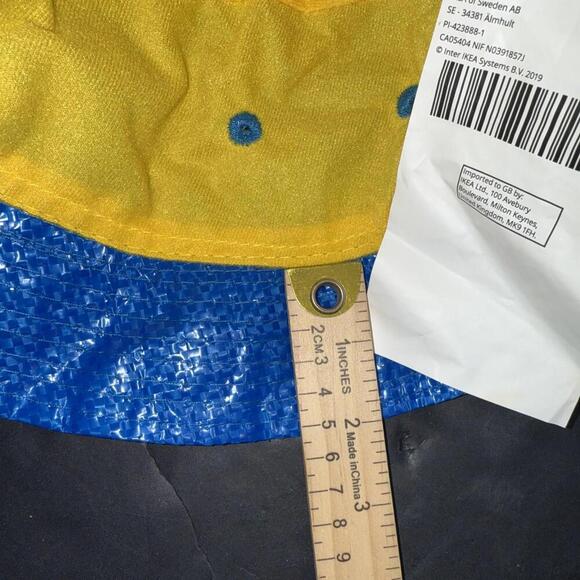 IKEA Knorva Frakta Blue Bucket Hat Unisex One Size Fishing Cap Lightweight - Picture 8 of 15